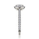 Michael M Prong Round Engagement Ring
