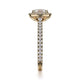 Michael M Prong Round Engagement Ring