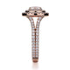 Michael M Prong Round Engagement Ring