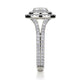 Michael M Prong Round Engagement Ring