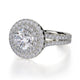Michael M Prong Round Engagement Ring