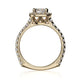 Michael M Prong Cushion Engagement Ring