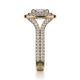 Michael M Prong Cushion Engagement Ring