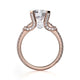 Michael M Prong Round Engagement Ring