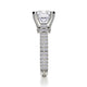 Michael M Prong Round Engagement Ring