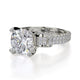 Michael M Prong Round Engagement Ring
