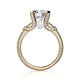 Michael M Prong Round Engagement Ring