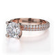 Michael M Bezel Round Engagement Ring