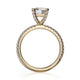 Michael M Bezel Round Engagement Ring