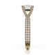 Michael M Bezel Round Engagement Ring