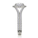Michael M Prong Round Engagement Ring