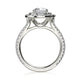 Michael M Prong Oval Engagement Ring