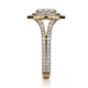 Michael M Prong Oval Engagement Ring