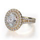 Michael M Prong Oval Engagement Ring