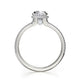 Michael M Pave Round Engagement Ring