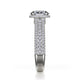Michael M Pave Round Engagement Ring