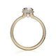 Michael M Pave Round Engagement Ring