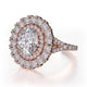 Michael M Prong Oval Engagement Ring