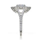 Michael M Prong Oval Engagement Ring