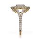 Michael M Prong Oval Engagement Ring