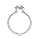 Michael M Halo Cushion Engagement Ring