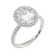 Michael M Prong Oval Engagement Ring
