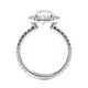Michael M Prong Oval Engagement Ring