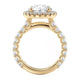 Michael M Halo Round Engagement Ring