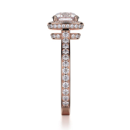 Michael M Pav�� Round Engagement Ring