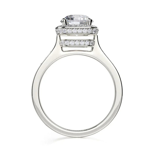 Michael M Pav�� Round Engagement Ring