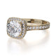 Michael M Pav�� Round Engagement Ring