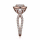 Michael M Prong Oval Engagement Ring