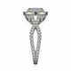 Michael M Prong Oval Engagement Ring