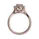 Michael M Prong Oval Engagement Ring