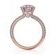 Michael M Pave Round Engagement Ring