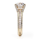 Michael M Pave Round Engagement Ring
