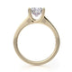 Michael M Center Stone Prong Round Engagement Ring