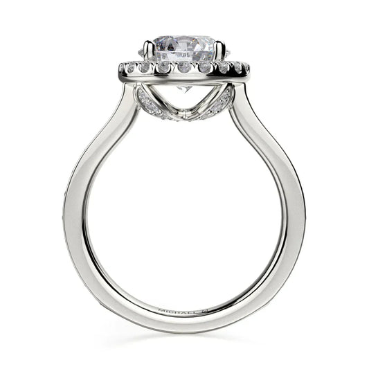 Michael M Pav�� Round Engagement Ring