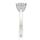 Michael M Pave Round Engagement Ring