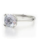 Michael M Pave Round Engagement Ring