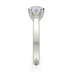 Michael M Pave Round Engagement Ring