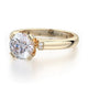 Michael M Pave Round Engagement Ring