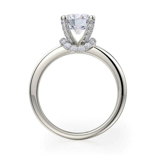 Michael M Solitaire Round Engagement Ring
