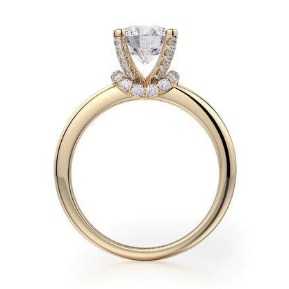 Michael M Solitaire Round Engagement Ring