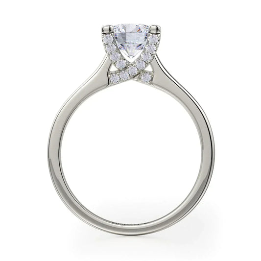 Michael M Solitaire Round Engagement Ring
