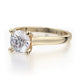 Michael M Prong Round Engagement Ring