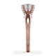 Michael M Prong Round Engagement Ring