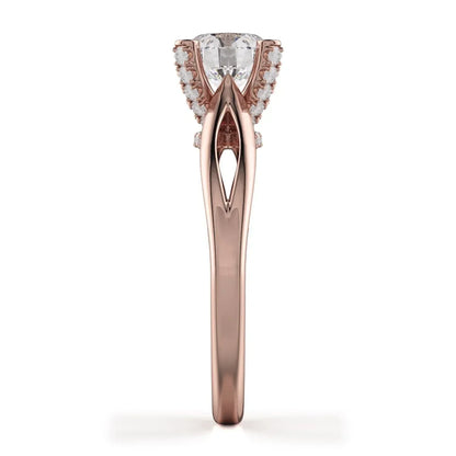 Michael M Solitaire Round Engagement Ring