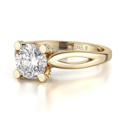 Michael M Solitaire Round Engagement Ring