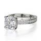 Michael M Bezel Round Engagement Ring